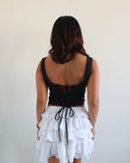 Refine Criss Cross Corset Top