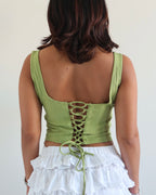 Refine Criss Cross Corset Top