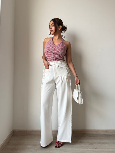 String Fling Korean Baggy Trousers