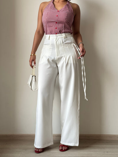 String Fling Korean Baggy Trousers