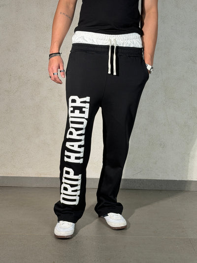 Contrast Belted Drip Harder Joggers