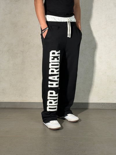 Contrast Belted Drip Harder Joggers
