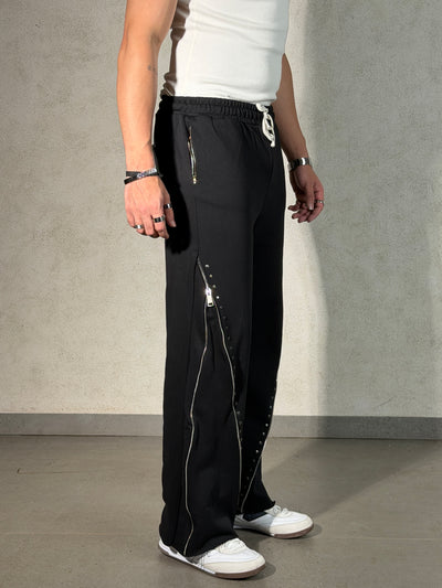 Studded Zip Unisex Joggers
