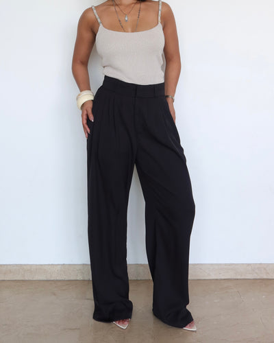 Pleat Persona Wide Tailored Trousers