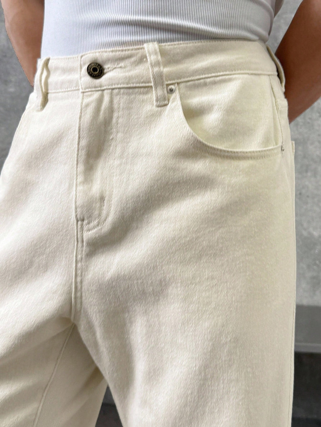 Ivory Flare Bootcut Jeans