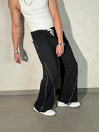 Studded Zip Unisex Joggers