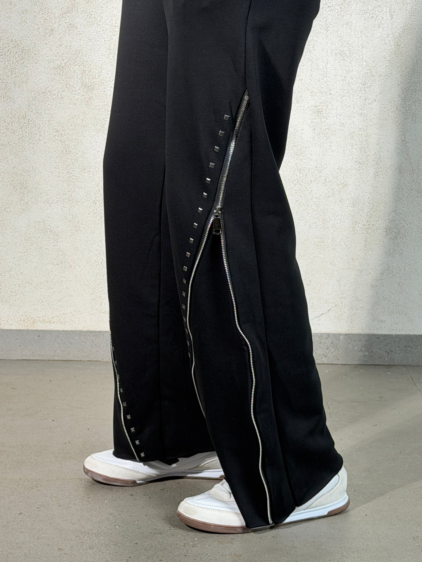 Studded Zip Unisex Joggers