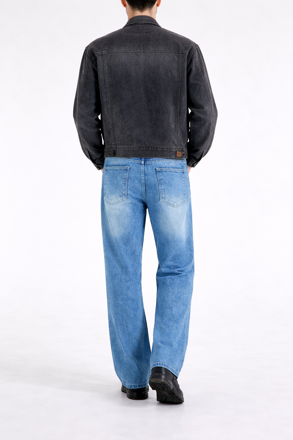 Titan Blue Baggy Jeans - Image 4