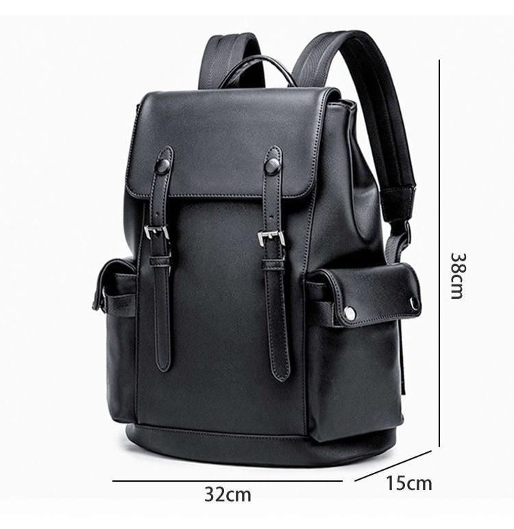 Timeless Black  Buckle Backpack