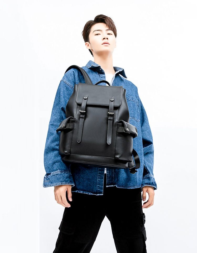 Timeless Black  Buckle Backpack