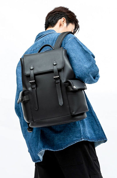 Timeless Black  Buckle Backpack