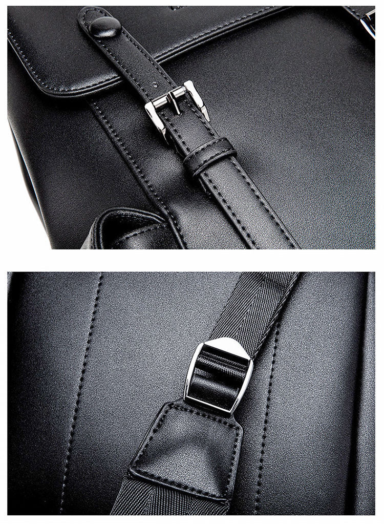 Timeless Black  Buckle Backpack