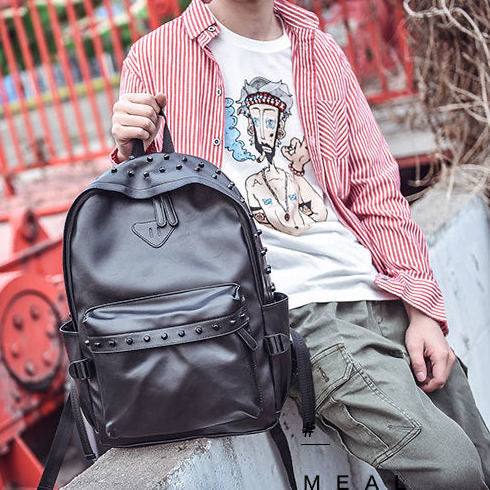 Studded Modern Bagpack