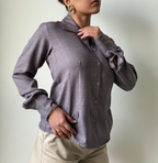 Sculpted Waistline Classic Shirt