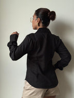 Sculpted Waistline Classic Shirt