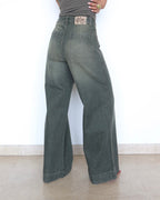 Olive Edit Baggy Wide Leg Jeans