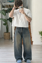 Blue Screen Super Baggy Jeans