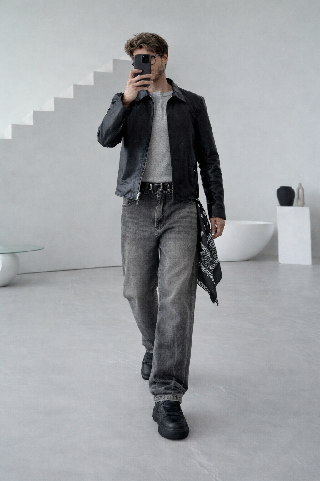 Bullet Grey Super Baggy Jeans