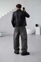 Bullet Grey Super Baggy Jeans