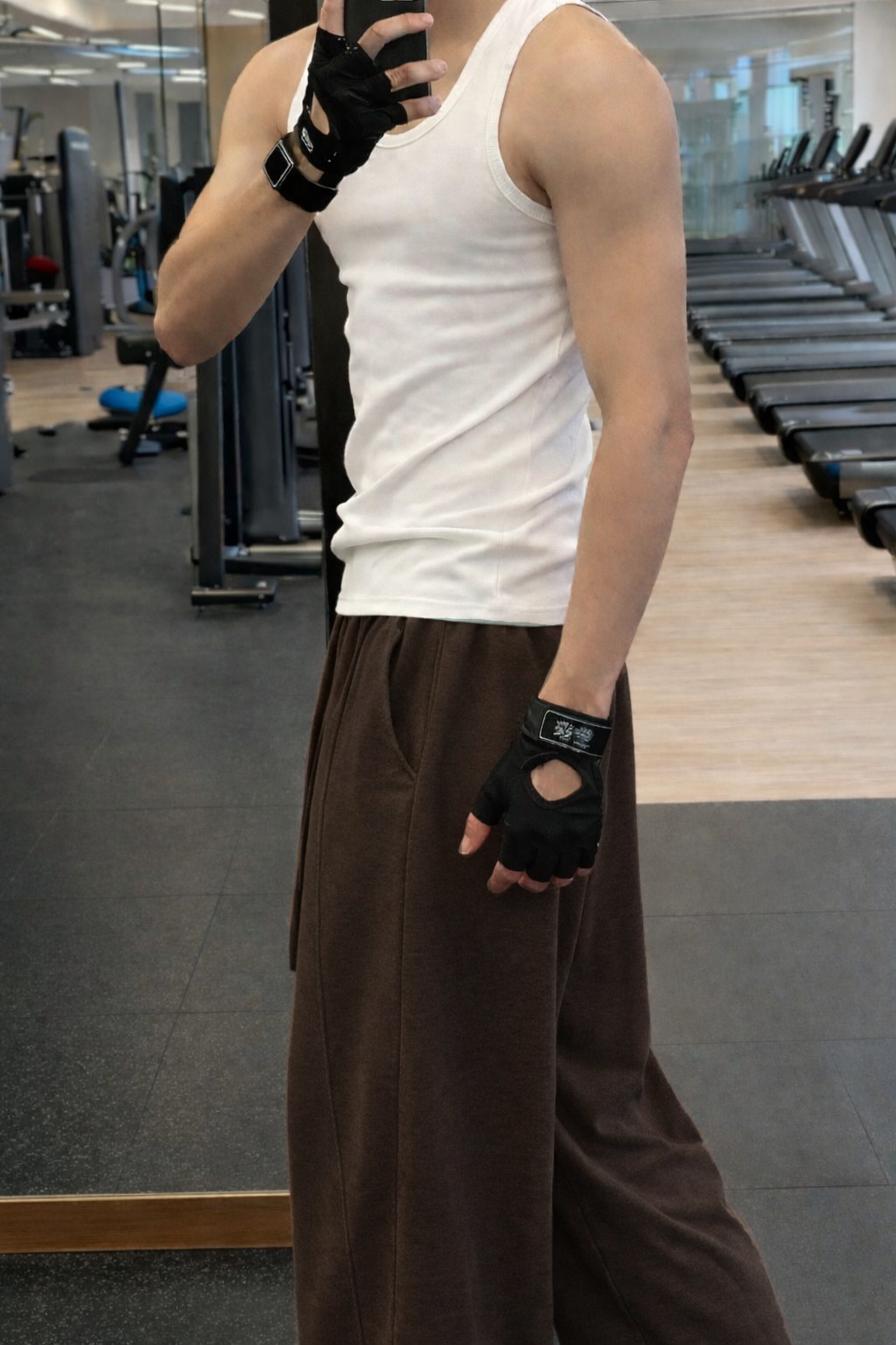 Structured Overlap Pleat Joggers