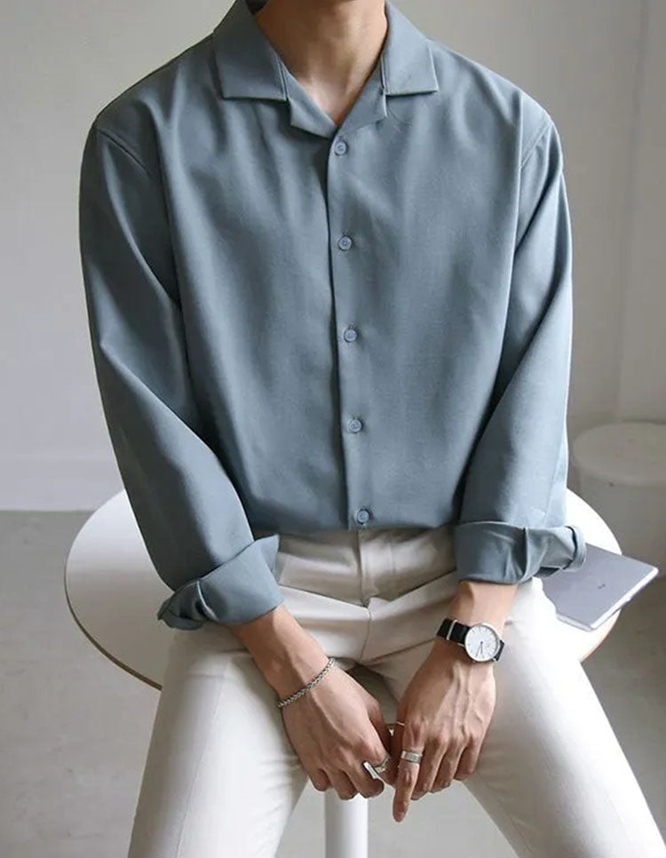 Ultra Smooth Collar Long Sleeve Shirt