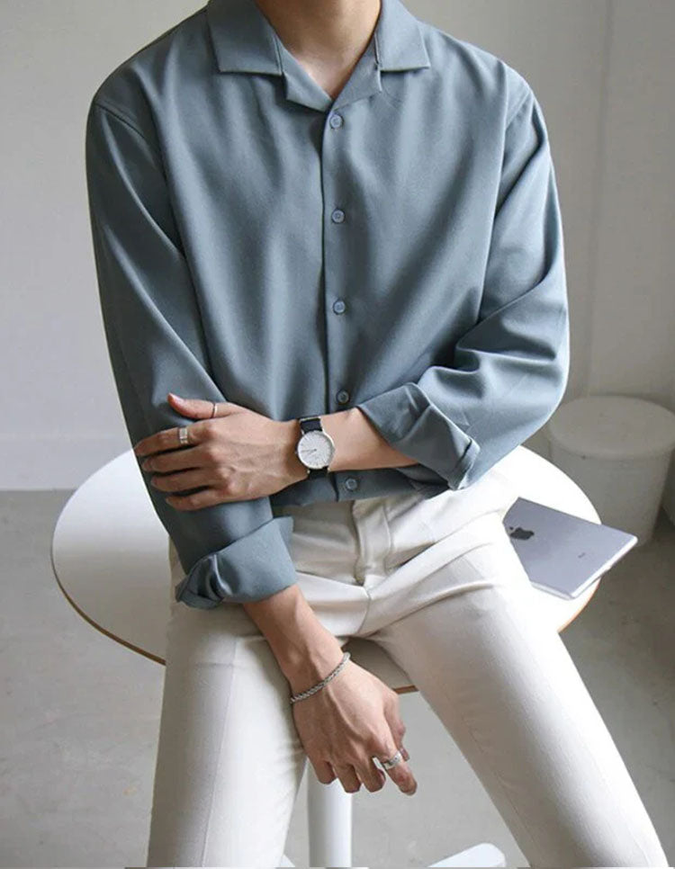 Ultra Smooth Collar Long Sleeve Shirt