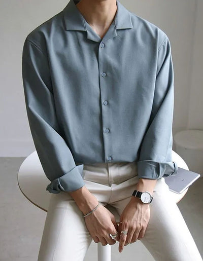 Ultra Smooth Collar Long Sleeve Shirt