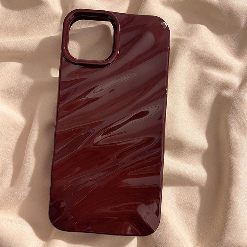 Glossy Luxe Texture Iphone Cover