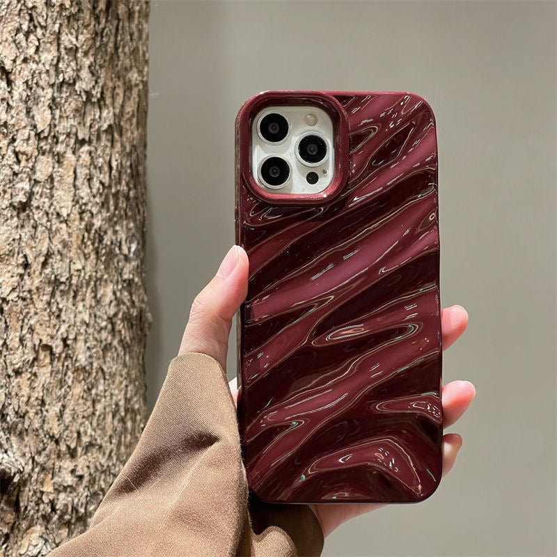 Glossy Luxe Texture Iphone Cover