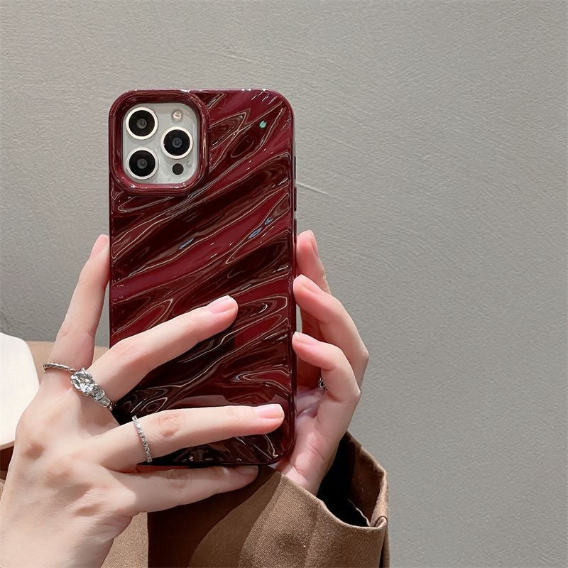 Glossy Luxe Texture Iphone Cover