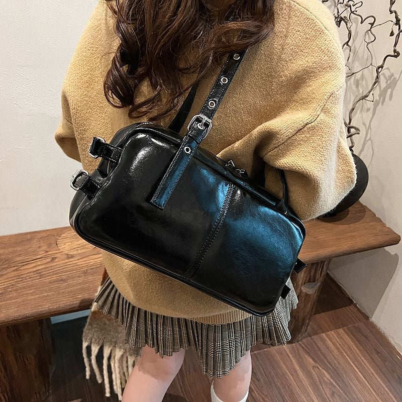 Mini Duffle Shoulder Bag