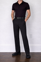 Straight Korean Pin-Tuck Pants