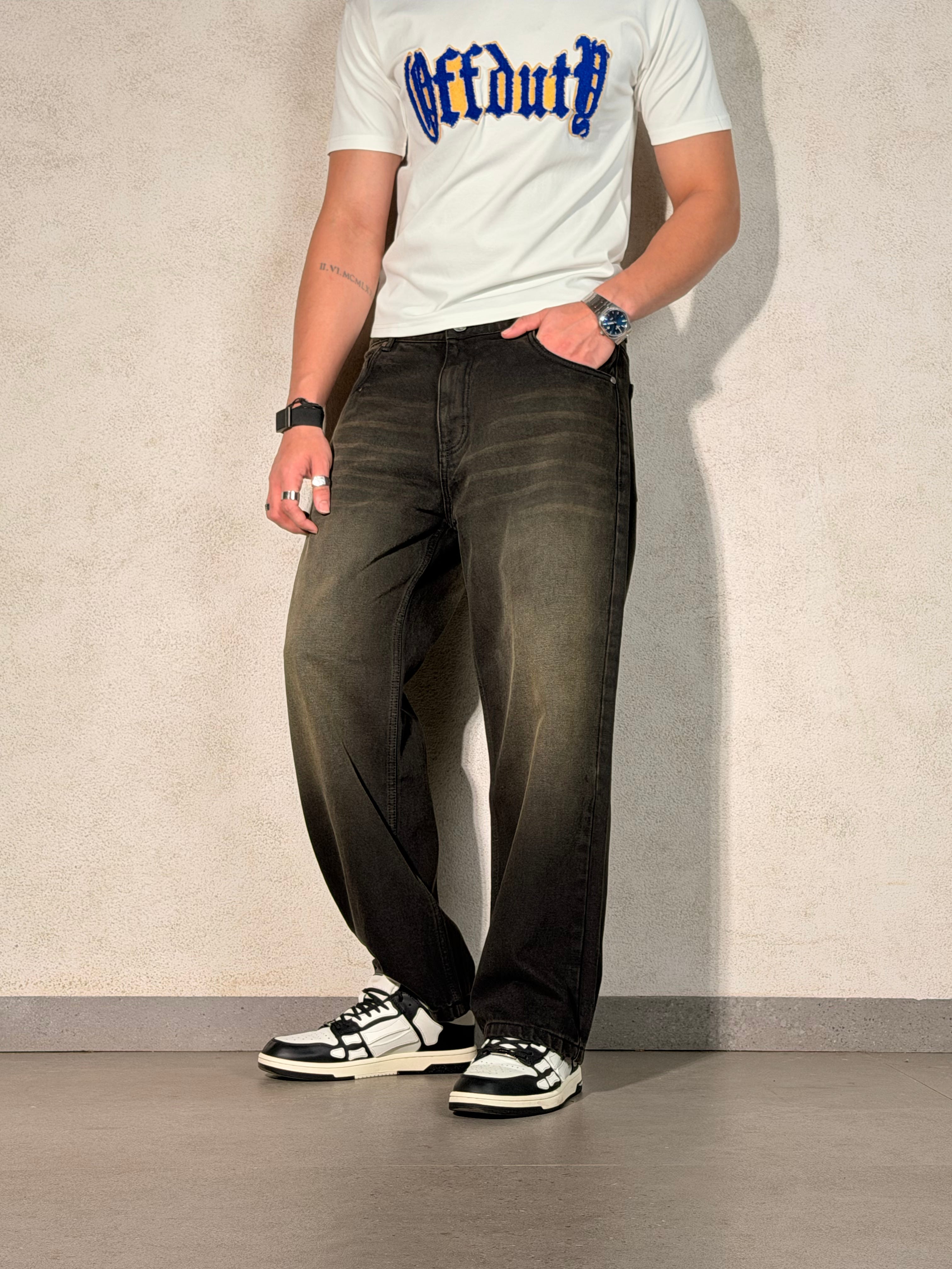 Copper Echo Baggy Fit Jeans
