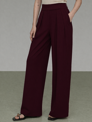 Fine Pleat Tailored Trousers