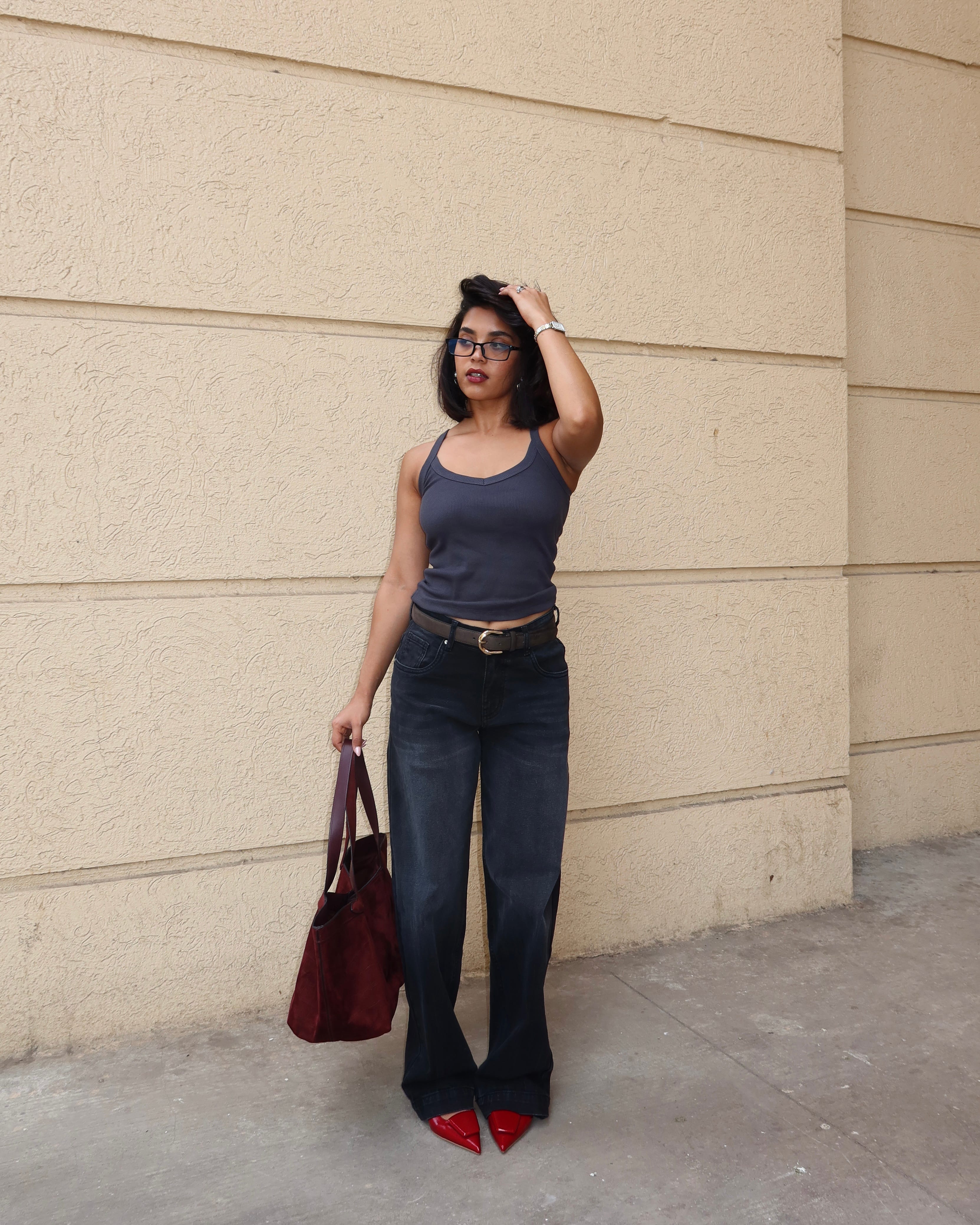 Night Flame Baggy Jeans
