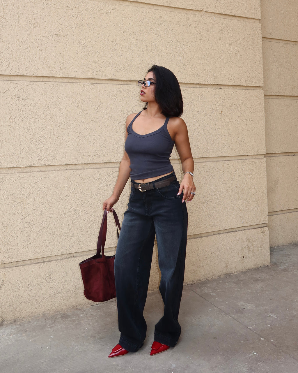 Night Flame Baggy Jeans