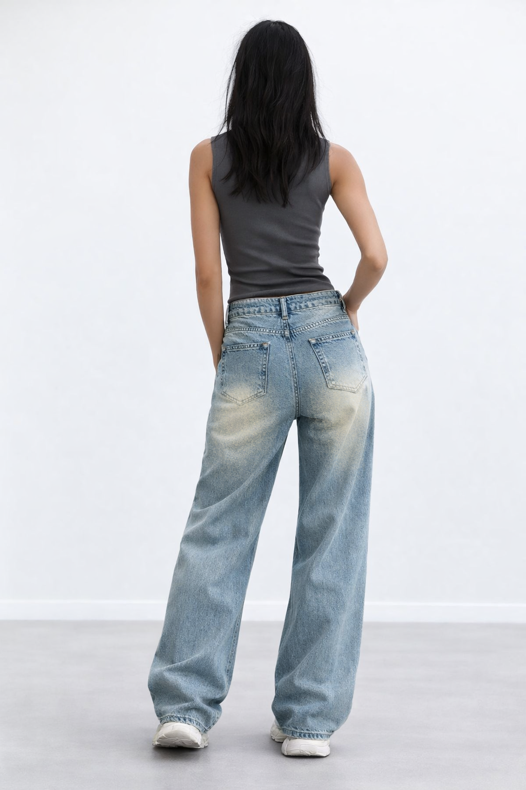 Chill In Blue Straight Fit Jeans