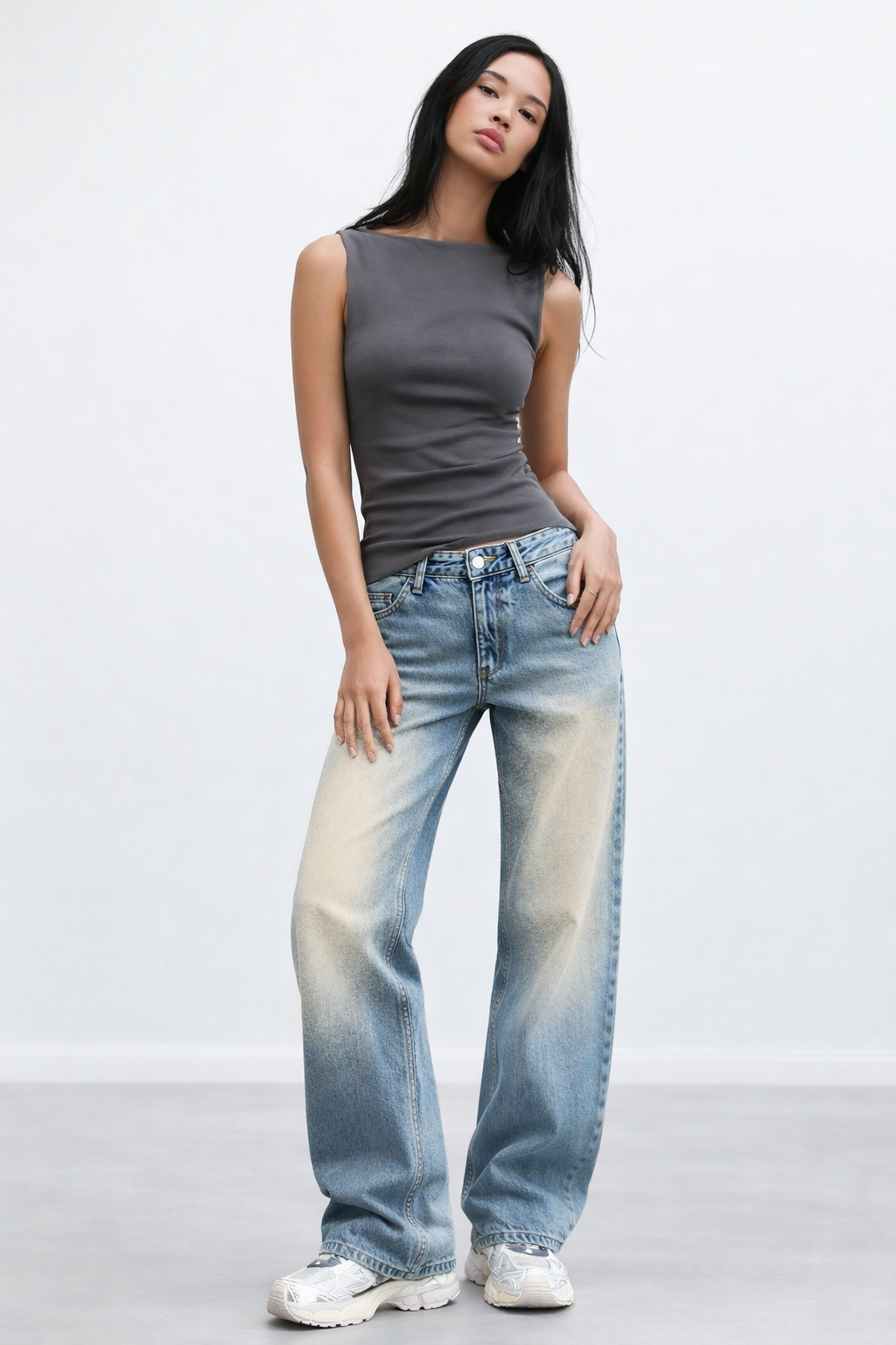 Chill In Blue Straight Fit Jeans