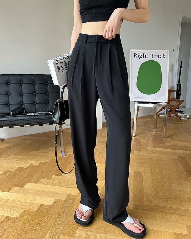 Formal Pleated Baggy Pants – Offduty India