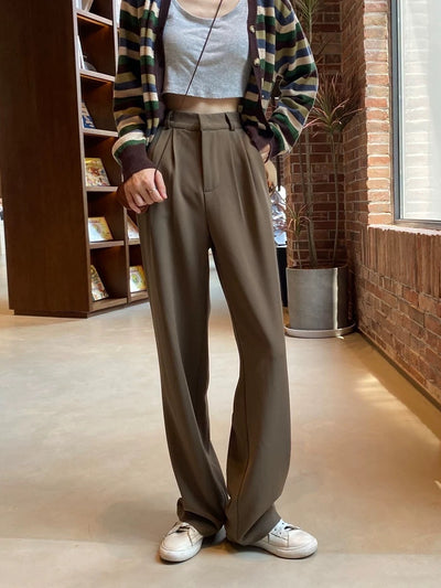 Formal Pleated Baggy Pants