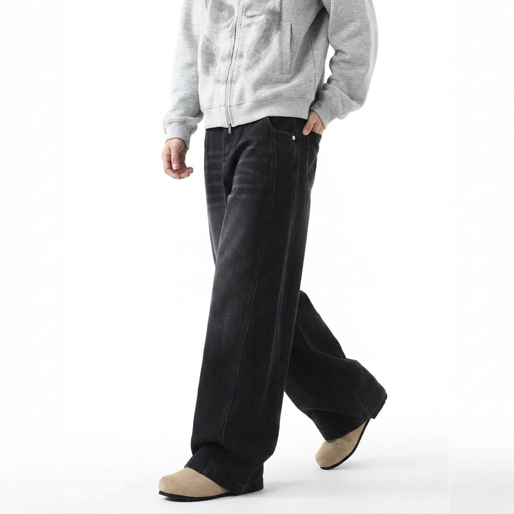 Level Up Pannel Super Baggy Jeans