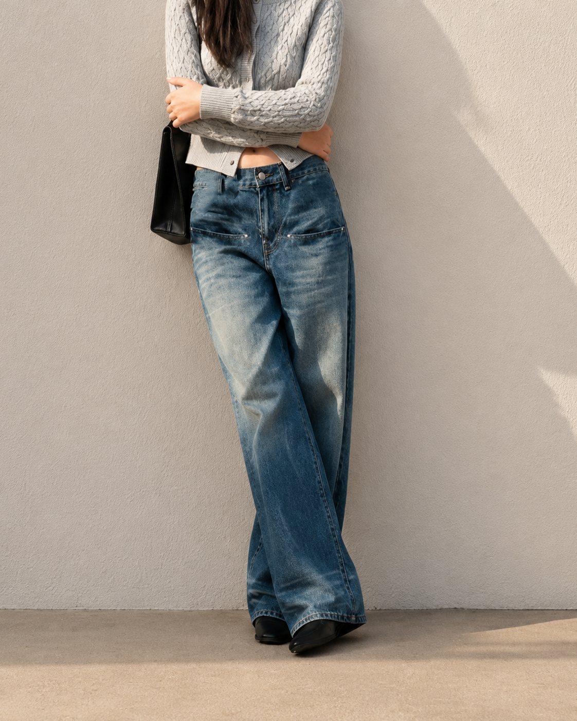 Too Relaxed Baggy Wide Leg Jeans