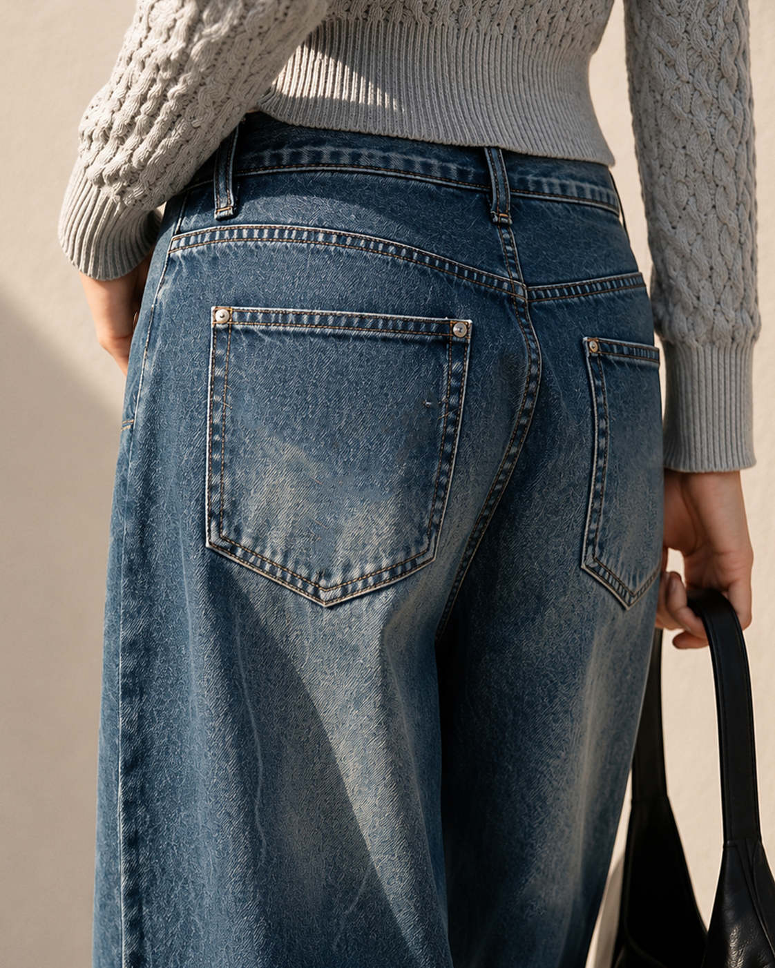 Too Relaxed Baggy Wide Leg Jeans