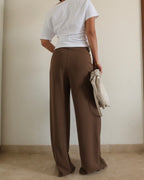 Outline Pleats Pants