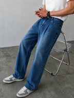 Pleat Game Baggy Jeans