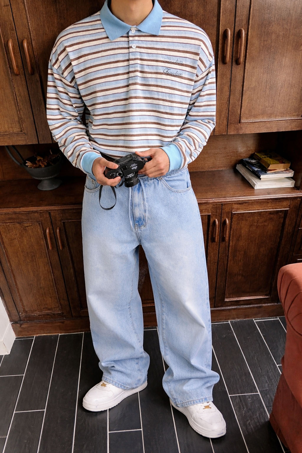 Blue Sprint Baggy Joggers