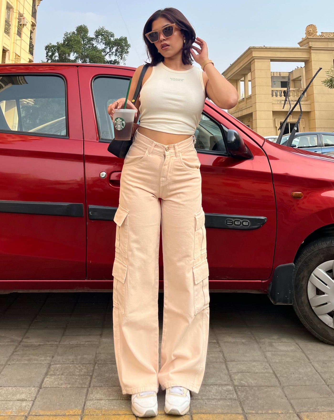 DDDHL Cargo Pants Women Women Jeans Wide Leg Straight Demin Cargo Pants  Casual Trousers with Beach Pants for Women : : Clothing, Shoes 