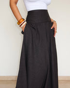 Soft Gathered Maxi Skirt