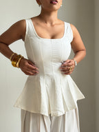 Couture Corset Flare Top