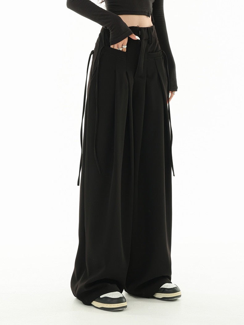 SUMARI VENTILATION BAGGY PANTS (BLACK)（Black Baggy Pants 